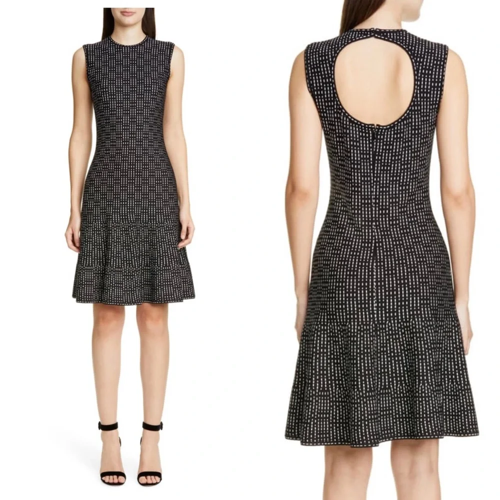 St. John Collection Knit Fit & Flare Dress Size 4 NWT - Picture 13 of 14